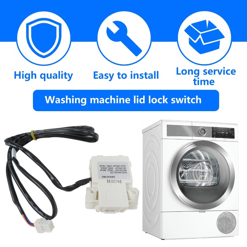 Premium Washing Machine Lid Lock Switch EBF61674802 for L-G WT7150CW/00