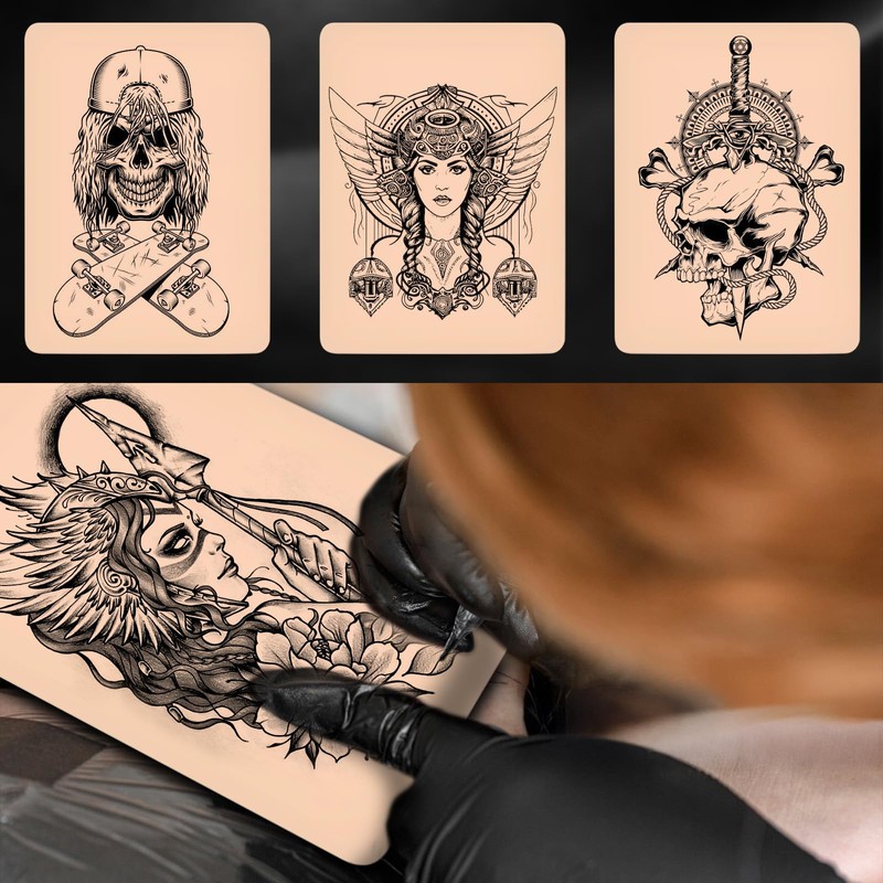20pcs Tattoo Practice Skins 20cm Length 15cm Width 3mm Thick