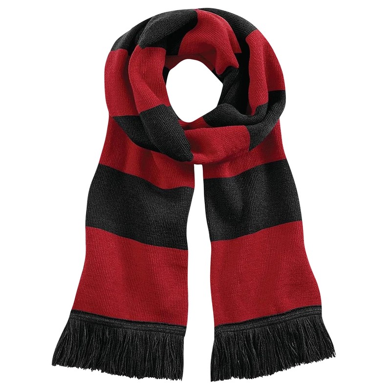 Beechfield Stadium Scarf Unisex Adult, Royal Blue/White, One size
