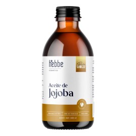 Aceite De Jojoba Puro, Prensado En Frio, Sin Aroma, Antiestrias, capilar y corporal Hebbe Cosmetics 250ml