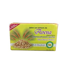 Jabón García con extracto de Avena - Orgánico ecofriendly - con aceite de coco ecológico 5 piezas 125 grs
