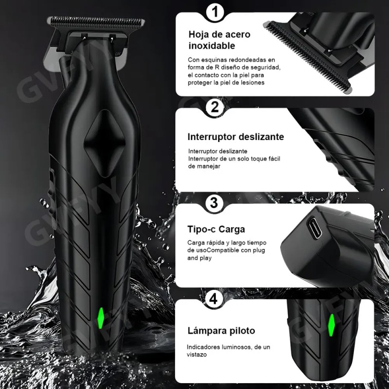 Set de Cortadoras de Pelo Gvfyye Maquina Inalámbricas con Pantalla