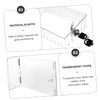 TEHAUX Transparent Thermostat Lock Box Keyed Wall Mounted Guard for