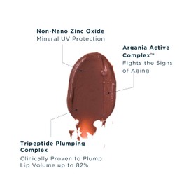 FR FR PLUMP ME Peptide Lip Tint SPF 30 Cassis, Tinted Lip Balm with Argania Active Complex?, Shea Butter & 100% Mineral Non-Nano Zinc Oxide for UV Protection, Hydrating Mineral Lip Sunscreen, 0.5 fl.oz