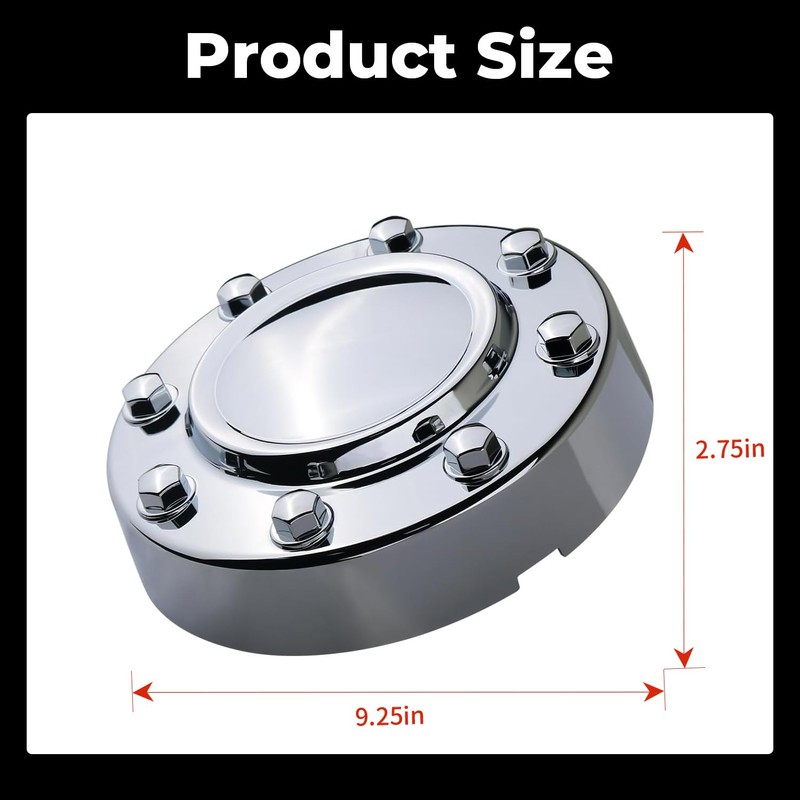 KARPAL Front and Rear Wheel Center Hubcap Compatible with 2011-2018
