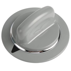 GE WE1M964 Timer Control Knob with Reinforced Metal Ring by Seentech- Exact for General Electric Dryer - Replaces: AP4980845 PS3487132 1811122 (Pack 1)