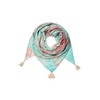 SOCCX Women's Scarf with Tropical Colour Batik Print Multi Colour