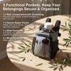 Crutch Bag Accessories Portable Crutches Padding, Lightweight, Waterproof, and Features