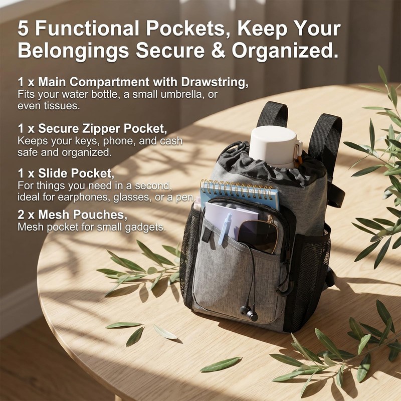 Crutch Bag Accessories Portable Crutches Padding, Lightweight, Waterproof, and Features