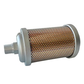 M07 Air Compressor Muffler 3/4" NPT Male, Air Exhaust Silencer for Compressor Dryer Compressed Air Equipment and Systems, Single Chamber 145 PSI