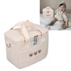 Insulated Lunch Bag Embroidered Bear Waterproof Leakproof Adjustable Straps Lunch