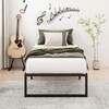 Lutown-Teen 12 Inch Twin Size Bed Frames with Heavy Duty