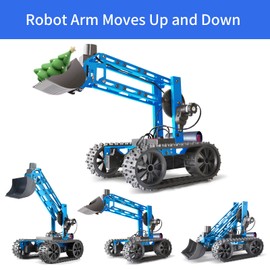 Robotic Arm Kit, Robot Kit for Kids Age 8+,STEM Building Toys 4-DOF Electronic Programming DIY Robots for Boys and Girls, Educational Science Projects,Cool Xmas Birthday Gifts for Kids.