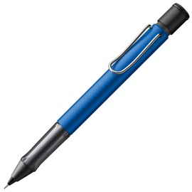 Lamy AL-star oceanblue mechanical pencil - lightweight pencil with transparent, ergonomic handle and aluminium housing - pencil with fine line lead M 41 in line width 0.5 mm and eraser tip