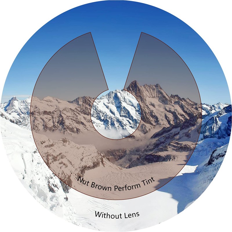 Tintart Oakley Holbrook Mix Polarized Etched Performance Lenses, Walnut -