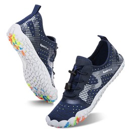 Zapatos de agua para hombre, descalzos, de secado rápido, para deportes al aire última intervensión, para kayak, canotaje, senderismo, surf, caminar, A-azul/gris, 14.5 Women/13.5 Men