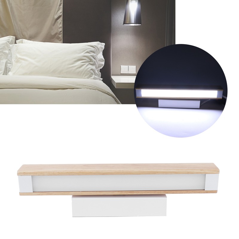 6W LED Wall Light Rotatable Study Living Room Bedroom Bedside