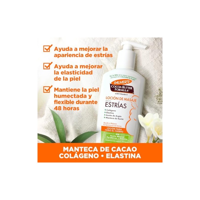 Palmer's Cocoa Butter Formula Loción de Masaje para las Estrías