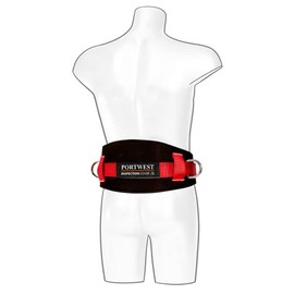 Portwest Portwest Work Positioning Belt, Size: One Size, Colour: Black, FP08BKR