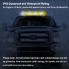 WOWTOU Rooftop Safety Flashing 56 LED Amber White Emergency Light