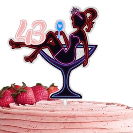 Decoración de tarta de tacón alto con purpurina rosa para niña sentada de 43 años para maquillaje, spa, vamos a brillar por la noche de despedida, película de despedida de soltera, club nocturno,