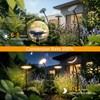 Solar Pathway Lights Outdoor, 4 Pack Solar Powered Garden Lights