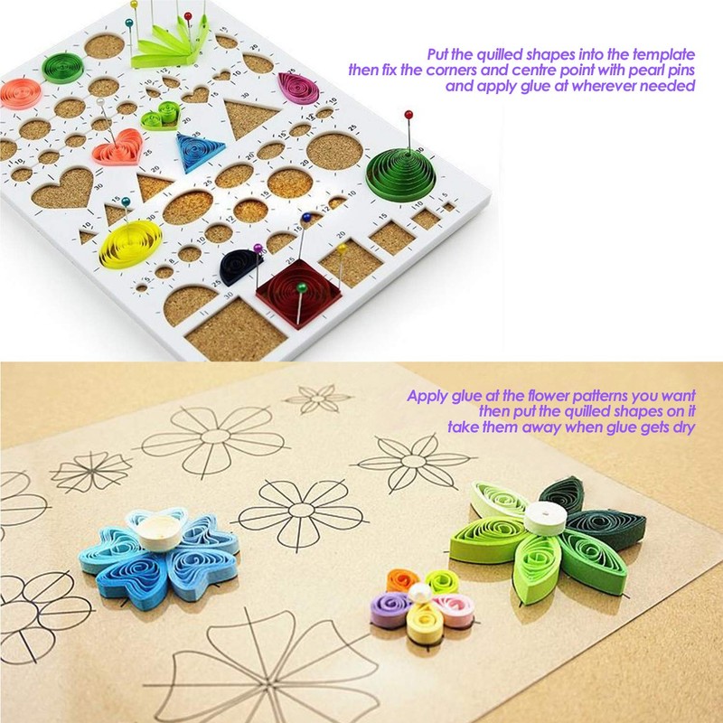 Hyber&Cara Paper Quilling Tools Set 19 Pcs Quilling Kit for