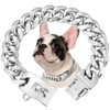15 mm Wide Stainless Steel Dog Collar Metal Dog Collar