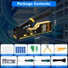 RJ45 Crimp Tool Kit 157PCS, Pass Through Ethernet Crimping Tool,