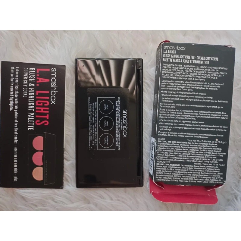 Smashbox L.a. Lights Paleta Trio De Blushes En Tonos Coral!