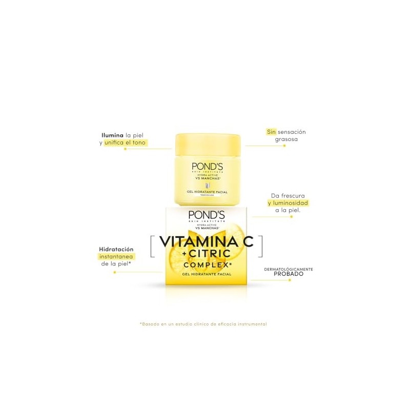 POND'S Gel Hidratante Facial Vs. Manchas Vitamina C 110g