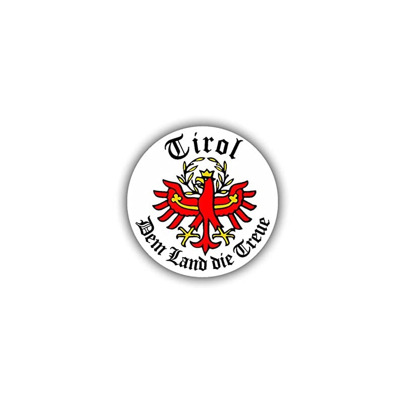 Sticker # Tirol Country The Loyal Eagle Crest 10 cm