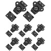 QWORK Stainless Steel Latch 3-1/4" x 2-13/16" – 8 Pack