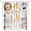 SGLyuliang Nursery Curtains, Jungle Curtains, Safari Curtains for Nursery, Giraffe