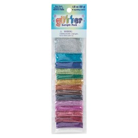 Sulyn Sparkling Glitter Sample Pack, Non-Toxic Variety Pack, 16 Assorted Classic Colors, 1.12 ounces, SUL6651