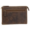 Greenland Nature RFID Leather Bank Wallet Document Bag with High-Quality