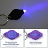 LEPEVNEY Keyring Torch Mini UV LED Keychain Flashlight Money Detector