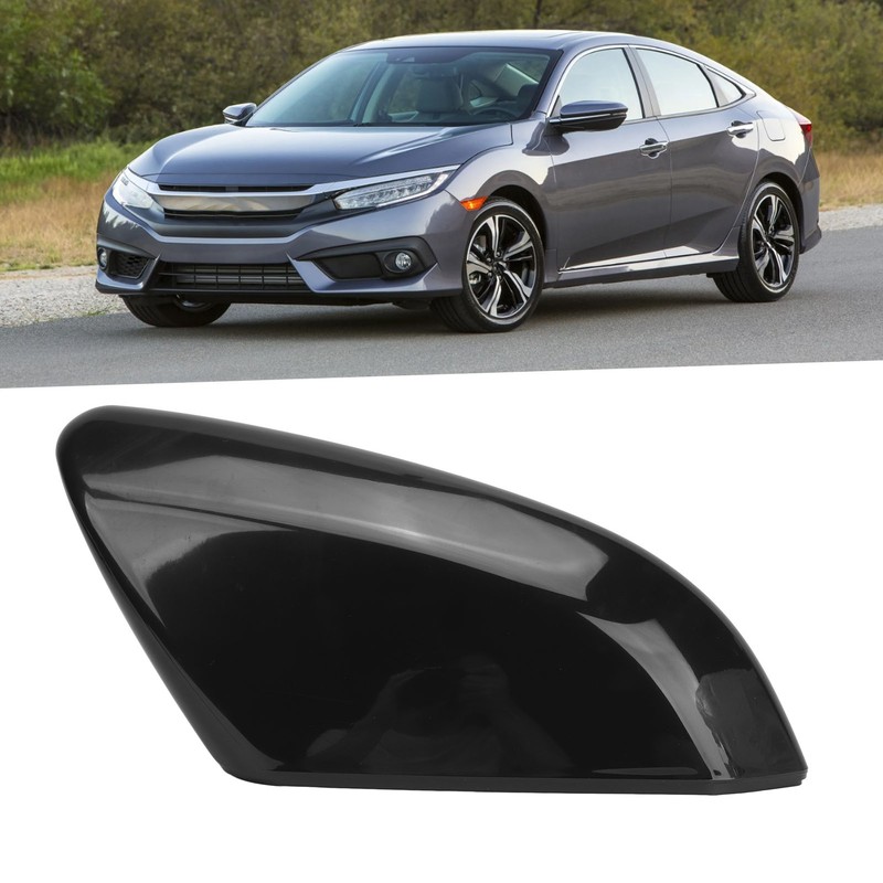 Side Mirror Cap Cover 76201‑TBA‑A11ZF Right Passenger Side Black Rearview