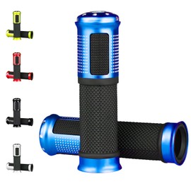 Amavoler Universal Motorcycle Handlebar Grips Fits for Motorcycles with 7/8" Left Grip and 1" Right.