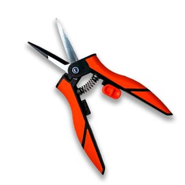 YARD FORCE YFSGS-01 Mini Branch Cutting Scissors with Safety Lock Function + "Work Gloves Included) Pruning Shears, Gardening Scissors, Tapered Blades, Gardening Shears, Crispy, Easy to Grip, Compact,