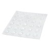 MaxiAids Bump Dots - Clear, Mini, Rounded-Top Round, 20 Self-Adhesive,