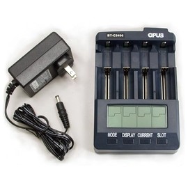 Battery Charger Tester Analyzer for Household Rechargeable Batteries AA AAA NiMH NiCd Li-ion 18650 26650 C3400