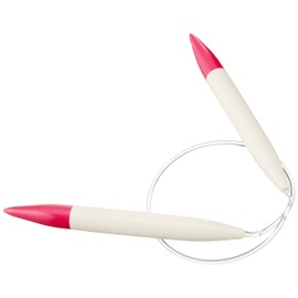 Clover 51-440 Short Circular Needle, Jumbo 0.4 inches (10 mm), Acrylonitrile Butadiene Styrene (ABS)