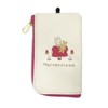 Marimo Craft SRTZ-166 Key & Path Pouch, Flower, Maroon Cream