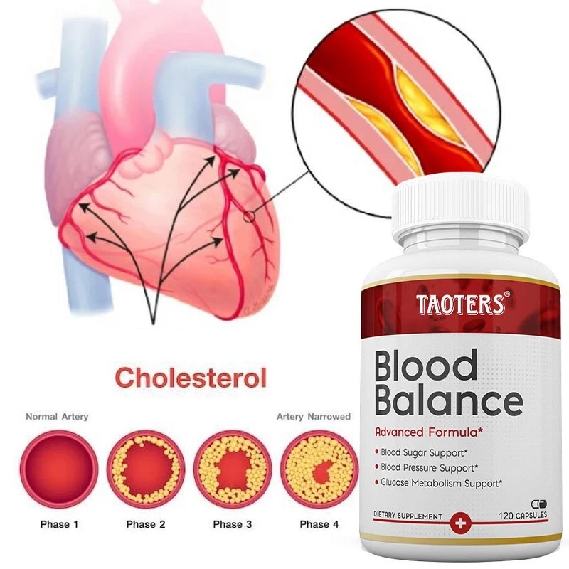 Taoters Blood Balance Advanced Formula Supports Healthy Blood Pressure -