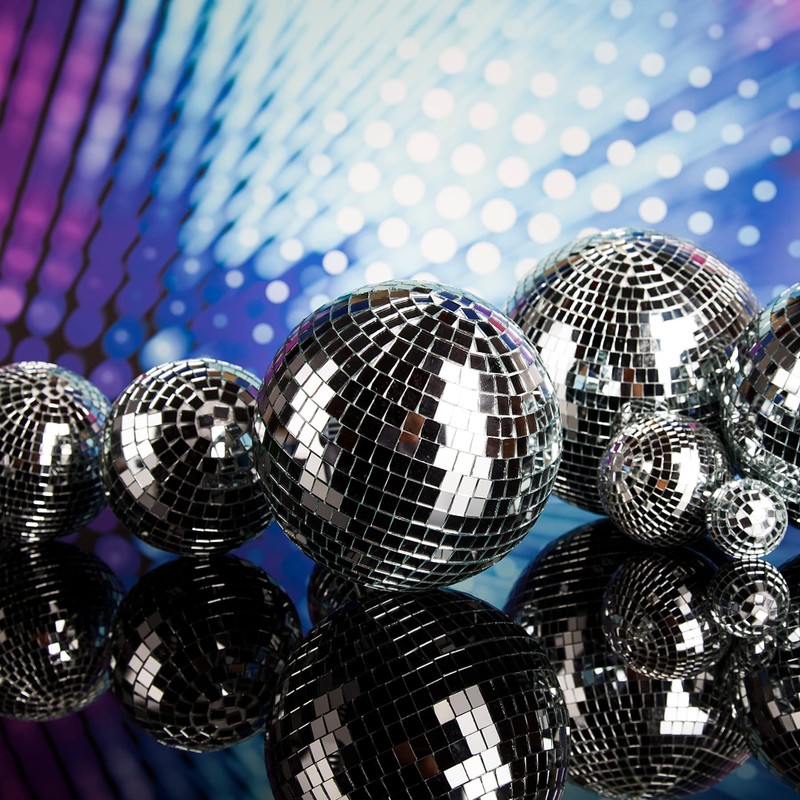 18000 PCS Silver Mini Square Disco Tiles, 5 x 5