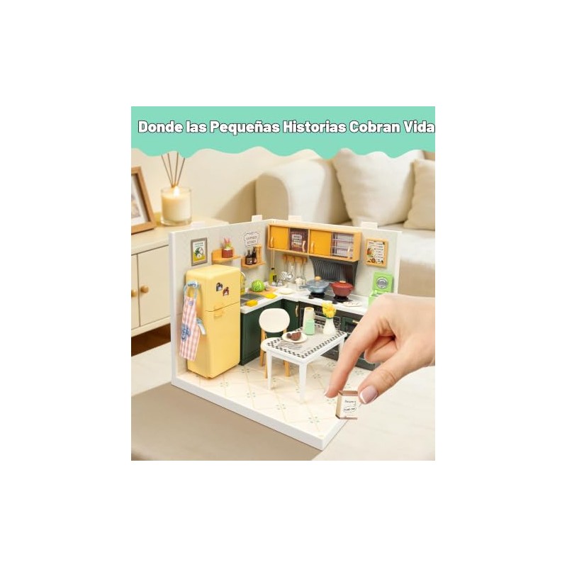 BeepZipp - Kit de cocina en miniatura de casa de
