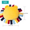 Infant Pillow Cartoon Animal Doll Soothing Baby Comforting Plush Rattle