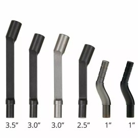The GolfWorks Golf Club Putter Hosels for .370" Bore Putter Heads - 90° Lie Angle - RH Only - Aluminium, 3.5"