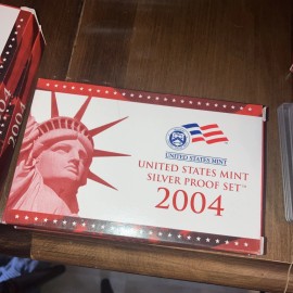 Pick 1 1992-2020 US Mint Silver Proof Set Replacement Box, Lenses And Coa